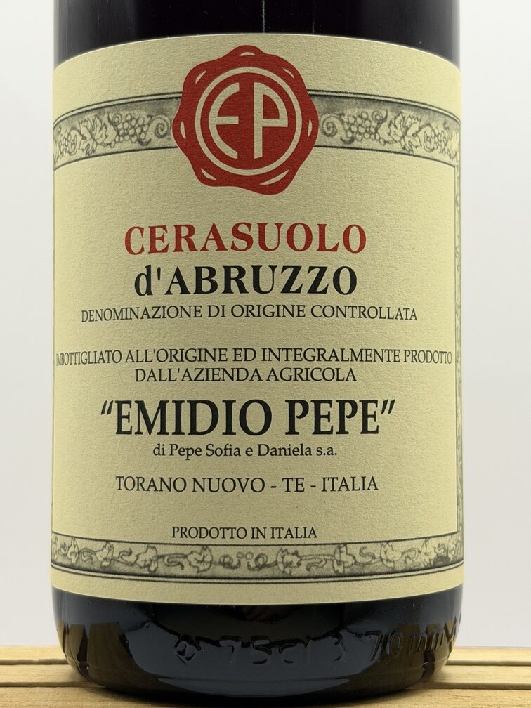 Cerasuolo Emidio Pepe fronte